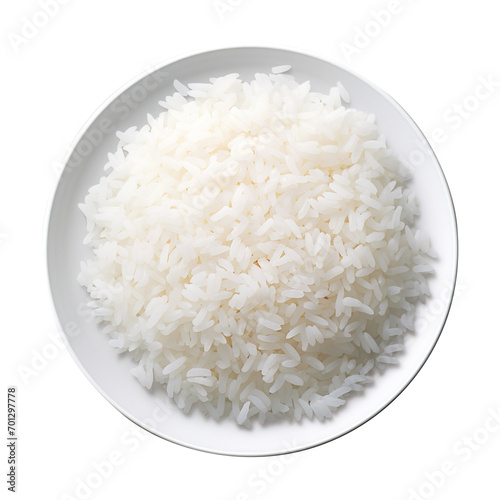 white rice in a bowl