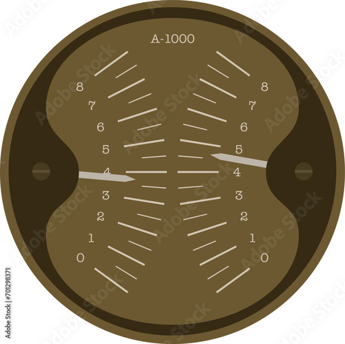 Steampunk meter Copper material version