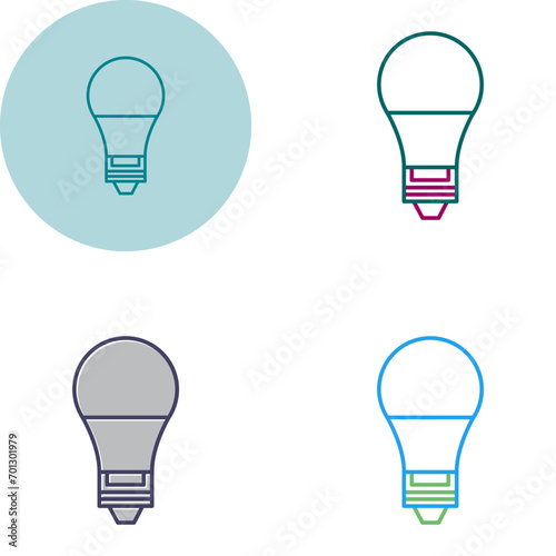 Electric Bulb Vector Icon