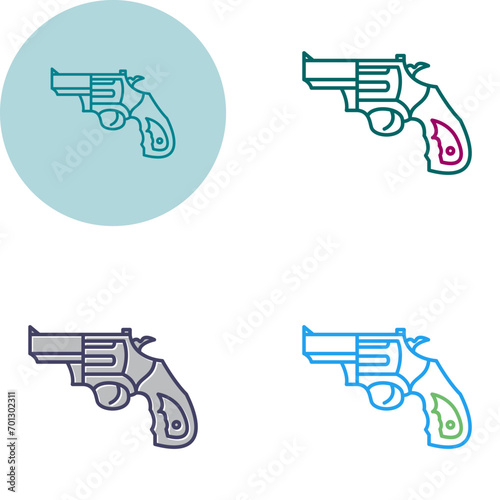 Revolver Vector Icon