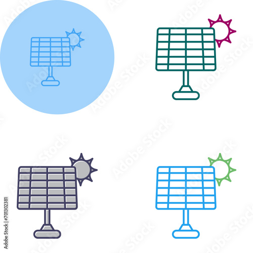 Solar Panel Vector Icon
