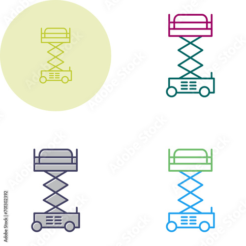 Lifter Crane Vector Icon