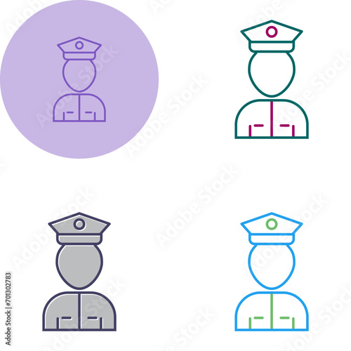 Airport Security Vector Icon