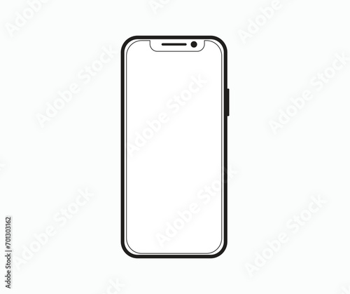 SmartPhone icon vector . Collection of vector symbol on white background. Telephone icon symbol isolated . Mobile icon Vector illustration.