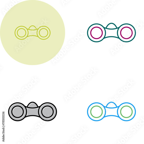 Binoculars Vector Icon