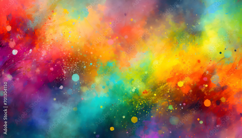 Colorful Abstract Rainbow Background with Bokeh Colorful Abstract Rainbow Background with Bokeh