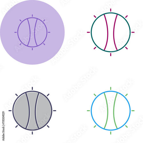 Temperature Knob Vector Icon