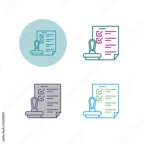 Stamp Vector Icon