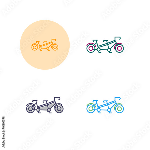 Tandem Vector Icon