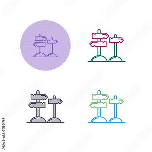 Directions Vector Icon