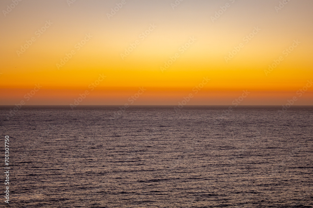 sunset on the sea Reñaca, Viña del Mar, Valparaíso  Chile