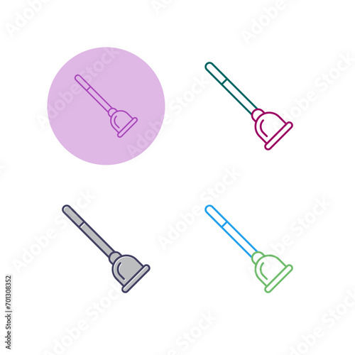 Plunger Vector Icon