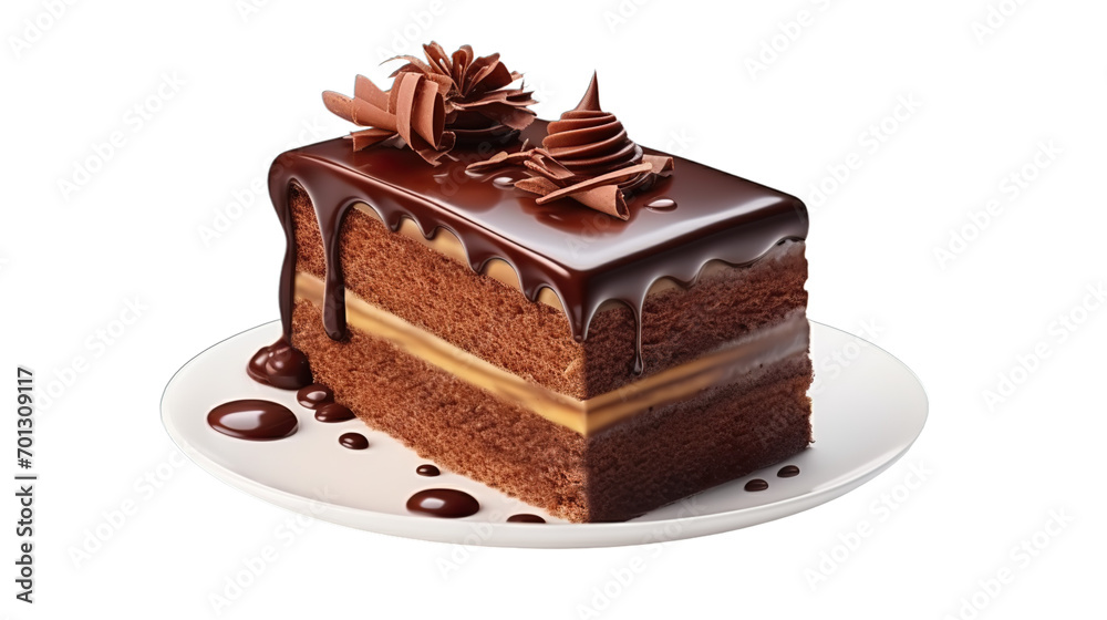 chocolate cake isolated on white background chocolate cake isolated on white background