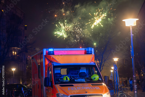 New Year's Eve at the Berlin Fire Department