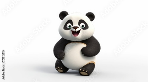 3D Cartoon Panda Style