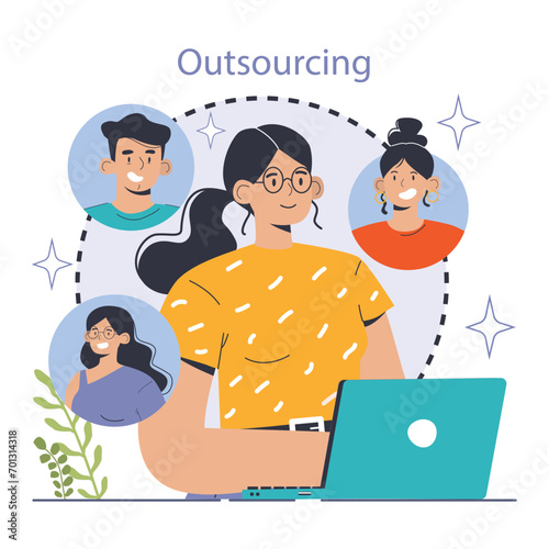 Reducing the cost of production. Automatization and effective optimization of manufacturing expense. Balance of costs and income. Flat vector illustration