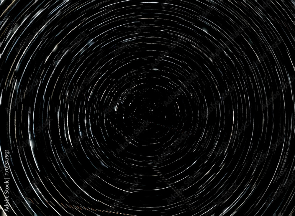 Star trails circle pattern Star trails circle pattern