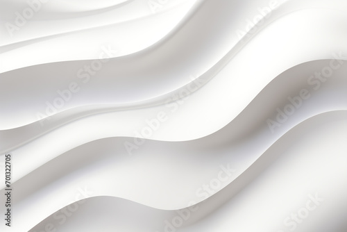 Abstract wavy white texture background © Emre Akkoyun