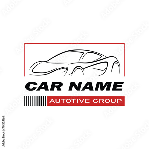 Car Garage Premium Concept Logo Design