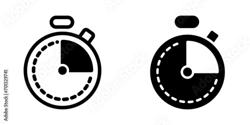 Countdown Icon. symbol for mobile concept and web design. vector illustration