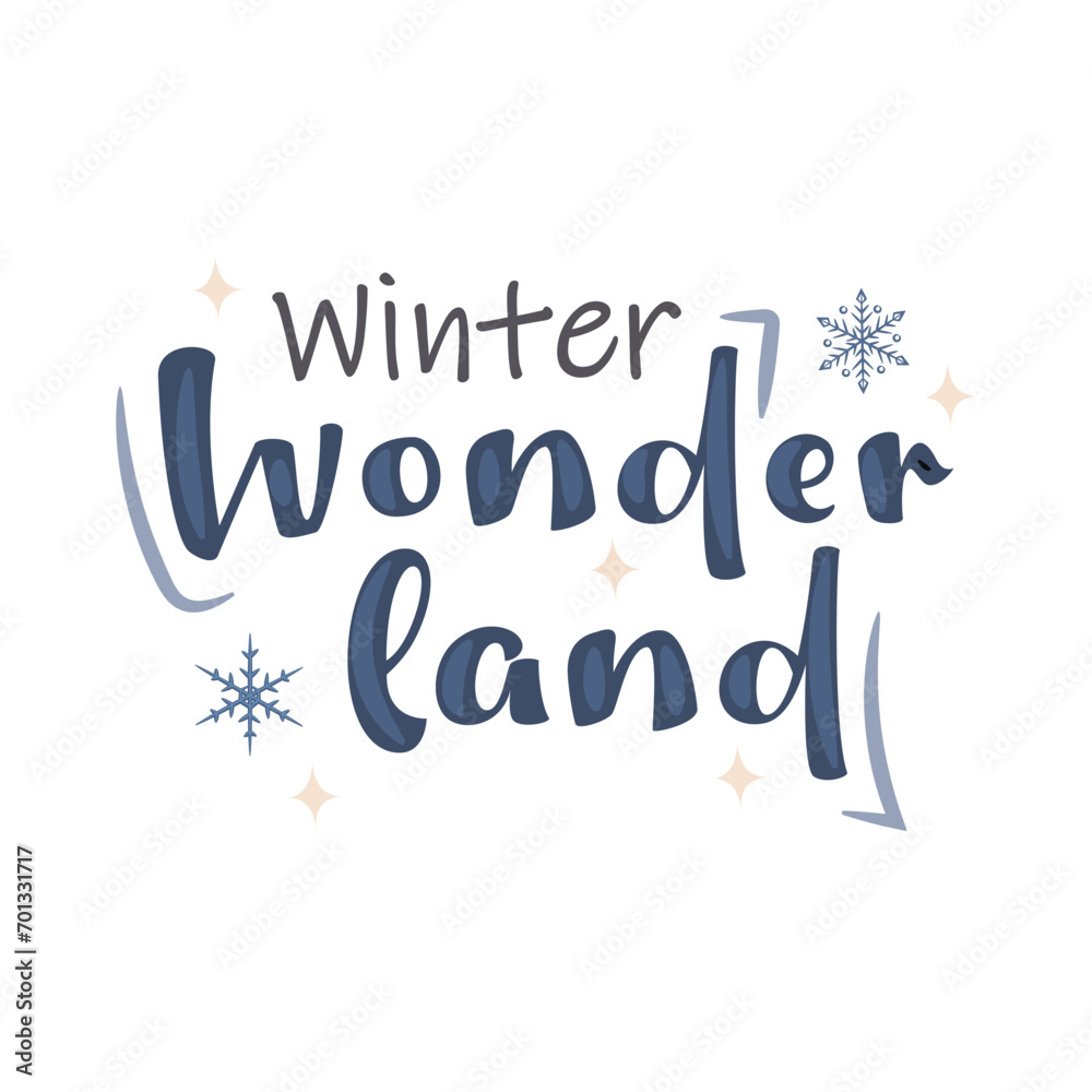 Winter Wonderland Illustration Vector