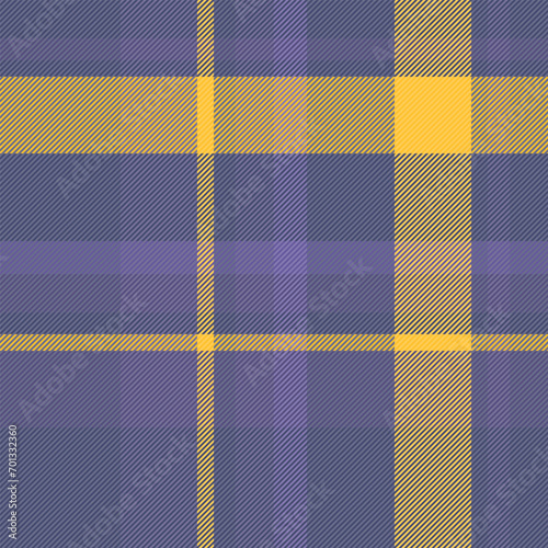 Fabric background plaid of check texture tartan with a seamless textile pattern vector.