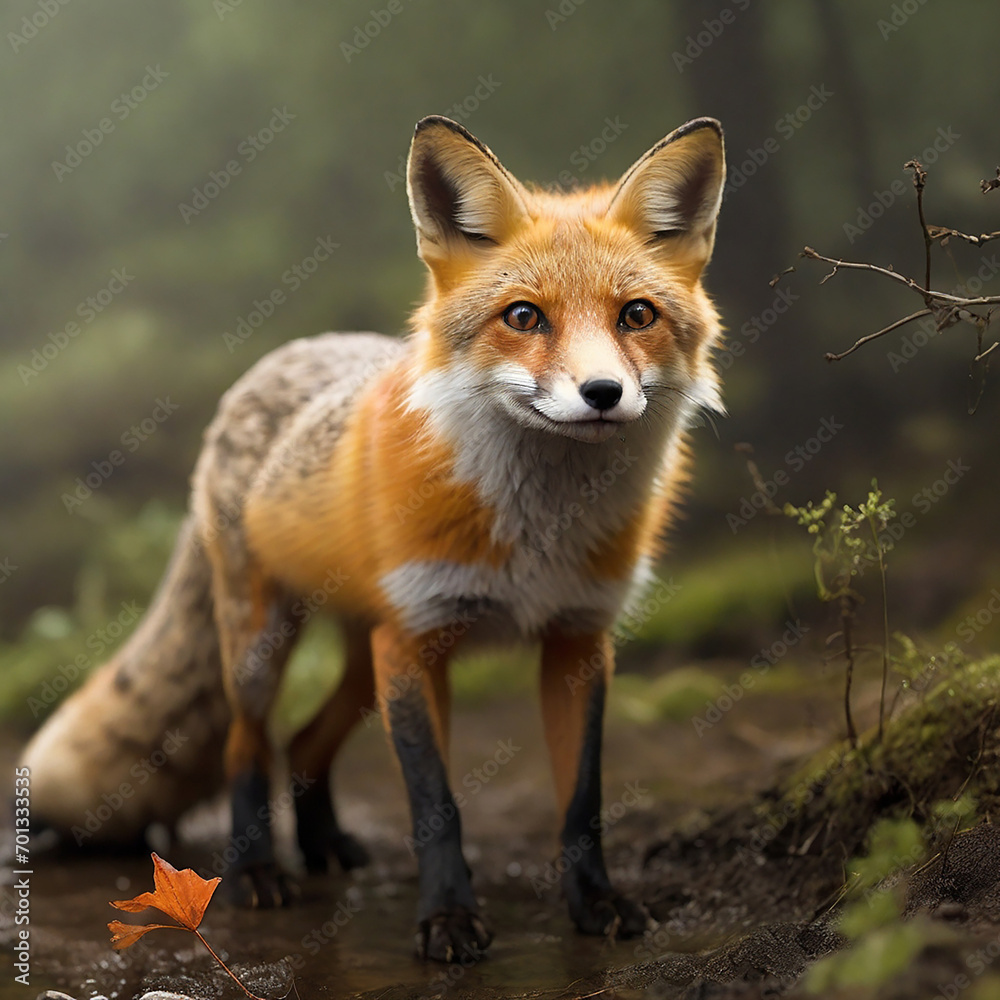 Fox Mystical Exploration into the World of Twilight Tricksters ai generated Fox Mystical Exploration into the World of Twilight Tricksters ai generated