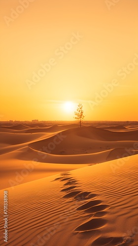 A desert oasis with sand dunes and a sparkling stream , desert oasis, sand dunes, sparkling stream.