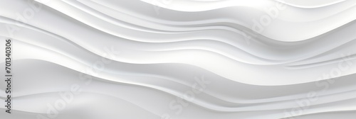 Abstract white wave background