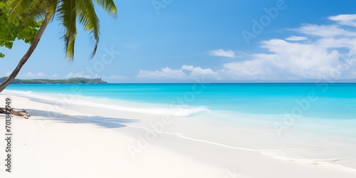 beach, sea, sand, ocean, sky, water, tropical, summer, island, nature, coast, landscape, travel, seascape, paradise, clouds, holiday, vacation, wave, turquoise, sun, cloud, blue, horizon, caribbean