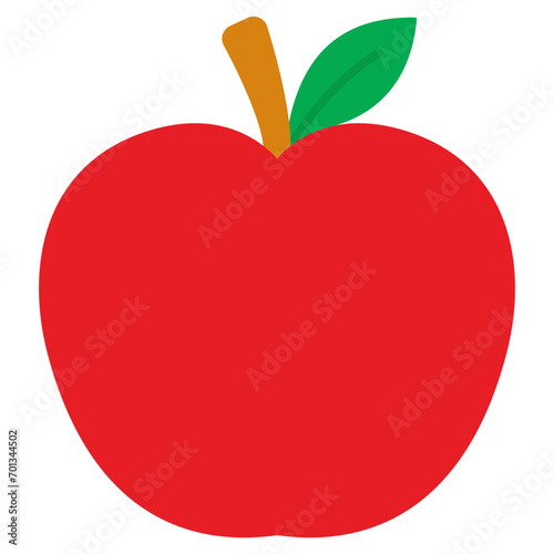 red apple