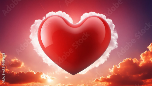 heart, vector background