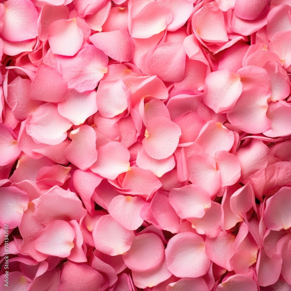 Super background full of pink rose petals