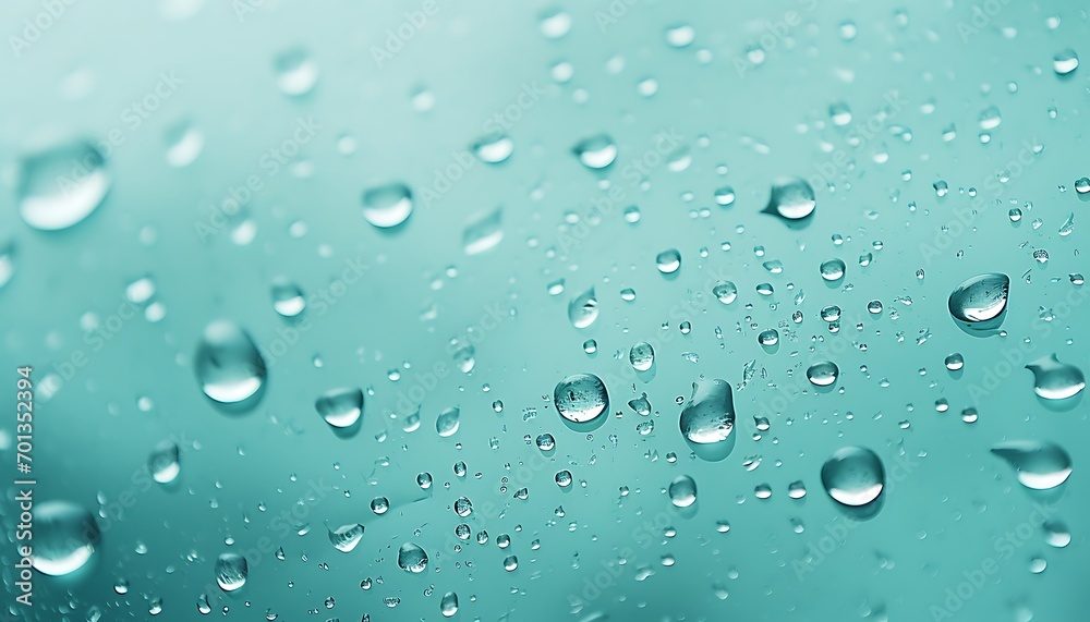 Water drops on glass. Abstract background. Shallow depth of field.