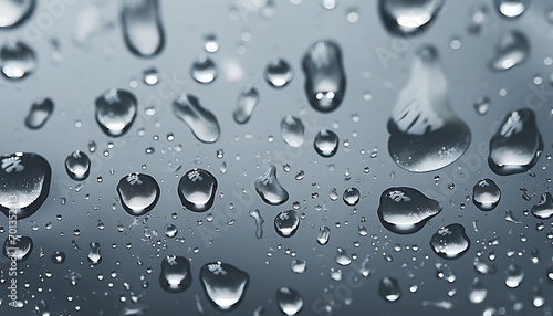 Water drops on glass surface. Abstract water drops background. Water drops texture