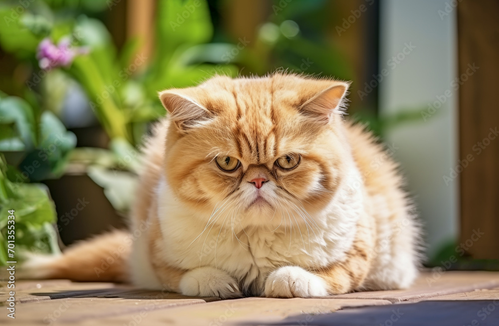 Exotic shorthair playful kitten cat breed Exotic shorthair playful kitten cat breed