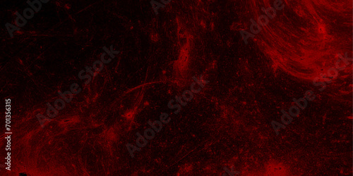 Abstract Fire & Brimstone red grunge in dark. Dark red marble texture background. Cosmic Red galaxy with stars and nebulae. pours liquid marble surface design of  Space, nebula, night Star sky.