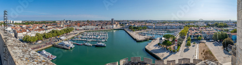 Panorama de La Rochelle depuis la Tour Saint-Nicolas photo