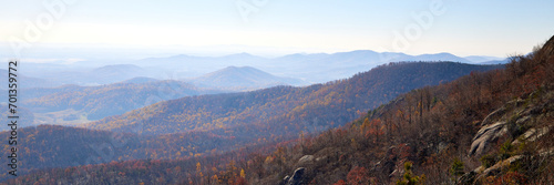 Rolling Shenandoah hills in late autumn