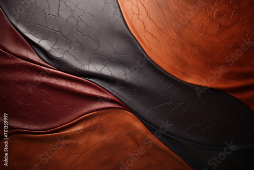 Brown and red leather texture background © Cla78