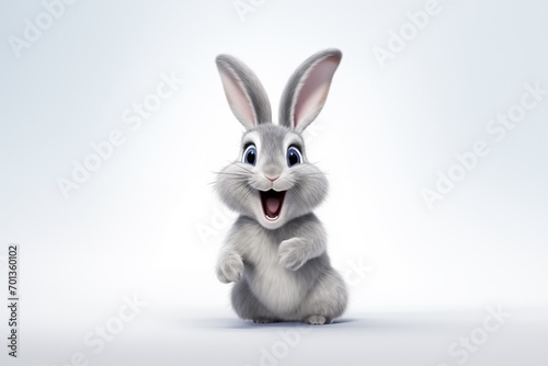 3D Happy rabbit 
