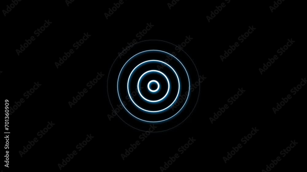 Abstract futuristic radio waves signal animation background Abstract futuristic radio waves signal animation background