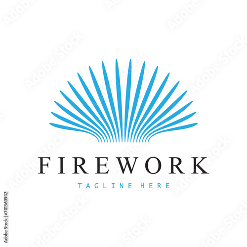 Firework Logo Design vector template © Tomi43