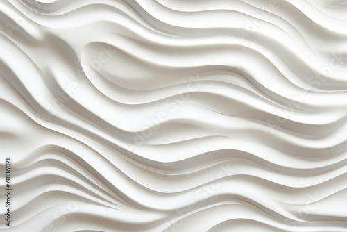  Close-up of a white wave pattern.