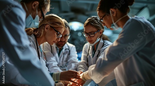 A photo series highlighting moments of camaraderie and teamwork among healthcare professionals, illustrating the collaborative spirit that defines the medical field on Doctor's Day