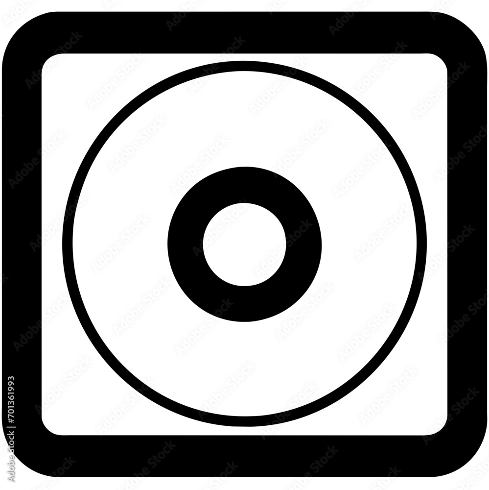 Music CD vektor icon illustation Music CD vektor icon illustation