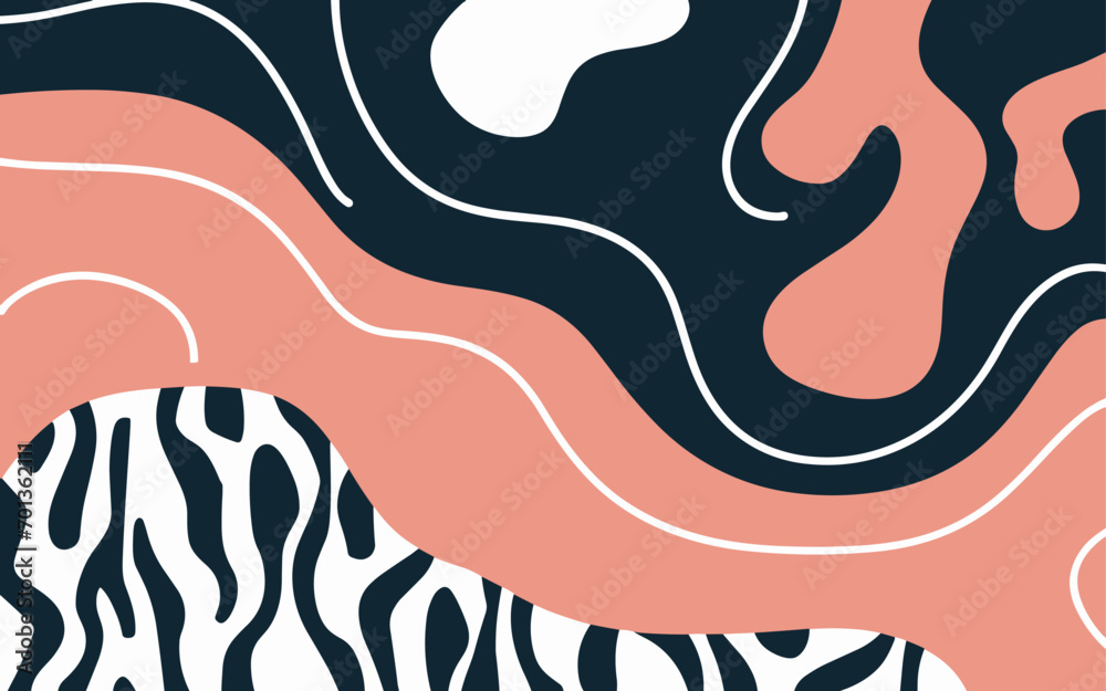 Abstract background poster. Good for fashion fabrics, postcards, email header, wallpaper, banner, events, covers, advertising, and more. Valentine's day, women's day, mother's day background.