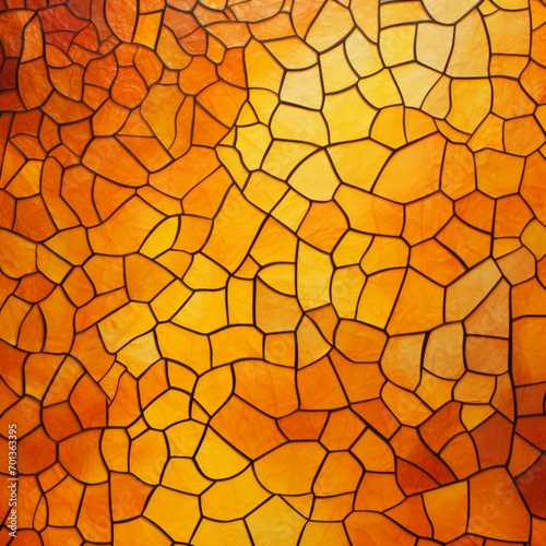 cracked orange background, texture of orange and yellow background