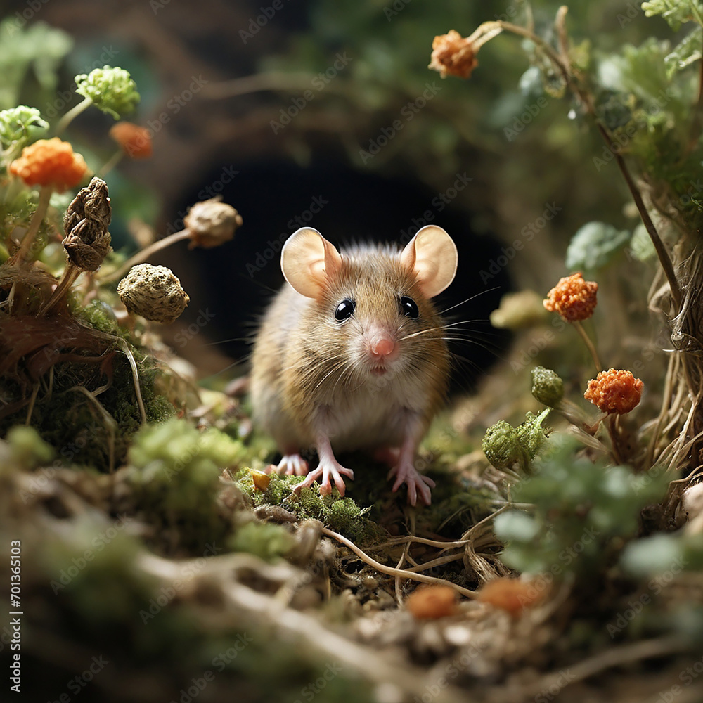 A Mice Microscopic Journey into Resilience and Intricacy ai generated A Mice Microscopic Journey into Resilience and Intricacy ai generated