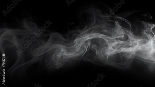 Overlays of smoke, fog, and mist create an atmospheric effect on a black background
